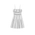 2024 Summer New Arrival: Minimalist and Elegant French-Style White Pleated Midi Skirt for Women