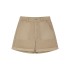 2024 Summer New Arrival: Retro Twill Textured Short Pants with a Slight A-Line in Denim